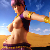 3D Ayane_(Dead_or_Alive) Dead_or_Alive MrStranger // 1280x1283 // 1.5MB // png