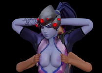 3D Animated Blender Overwatch Sombra Widowmaker rwt4184 // 952x682, 2.3s // 74.4KB // mp4