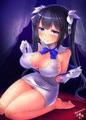 Dungeon_ni_Deai_wo_Motomeru_no_wa_Machigatteiru_Darou_ka Hestia // 1042x1457 // 1.2MB // jpg