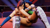 3D Animated Asuka Blender Slenderrender WWE sasha_banks // 1280x720, 2.6s // 409.6KB // mp4