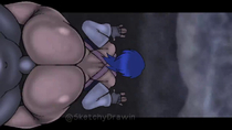 Animated Aqua Kingdom_Hearts SketchyDrawin // 1280x720, 20.3s // 2.4MB // mp4