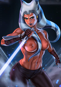 Ahsoka_Tano Star_Wars Togruta dandonfuga // 3508x4961 // 950.4KB // jpg