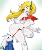 Afrobull Cave_Story Curly_Brace // 1086x1300 // 739.0KB // png