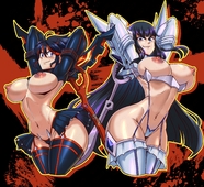 Kill_la_Kill Ogi_Sifer Ryuko_Matoi Satsuki_Kiryuin // 3239x2957 // 1.3MB // jpg