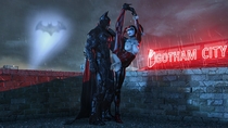 3D Batman_(Series) DC_Comics Harley_Quinn WintersSFM // 4096x2304 // 1.2MB // jpg