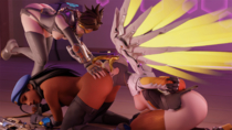 3D Ana_Amari Blender Mercy Overwatch Tracer sfmtessai // 1920x1080 // 9.0MB // png