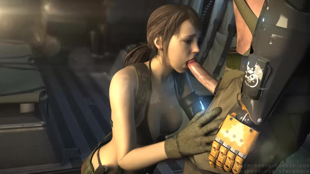 3D Animated Metal_Gear Metal_Gear_Solid Metal_Gear_Solid_V:_The_Phantom_Pain Quiet RedDoe Snake_(Big_Boss) // 1280x720 // 753.7KB // webm