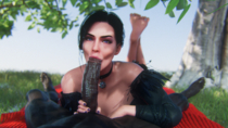 3D Leeterr The_Witcher The_Witcher_3:_Wild_Hunt Yennefer // 2560x1440 // 7.0MB // png