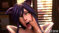 3D Ahri Animated ArawAraw Blender League_of_Legends Sound // 852x480, 40s // 15.5MB // mp4