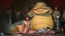 3D Blender Jabba_the_Hutt Kay_Vess ReynyDays_(Artist) Star_Wars Star_Wars_Outlaws // 3840x2160 // 10.6MB // jpg