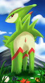 Pokemon Virizion_(Pokémon) // 837x1552 // 1.0MB // png