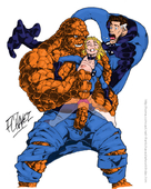 Fantastic_Four Marvel Sue_Storm frank_chavez the_thing // 719x898 // 444.1KB // jpg