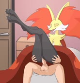 Animated Delphox_(Pokemon) Pokemon // 1052x1080 // 723.4KB // webm