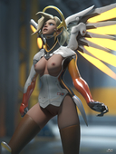 3D Javier_Micheal Mercy Overwatch // 1200x1600 // 1.9MB // png