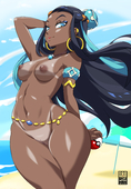 Nessa_(Pokemon) Pokemon Pokemon_Sword_and_Shield bayeuxman // 3470x5000 // 5.0MB // png