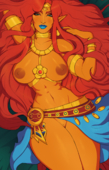 The_Legend_of_Zelda The_Legend_of_Zelda_Breath_of_the_Wild Urbosa gerudo milkcubus // 1235x1920 // 1.5MB // png