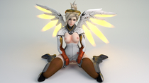 3D Blender Mercy Overwatch // 1920x1080 // 5.9MB // png