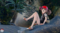 3D MMD Pokemon elaine naughtygamerpro // 2560x1440 // 1.3MB // jpg