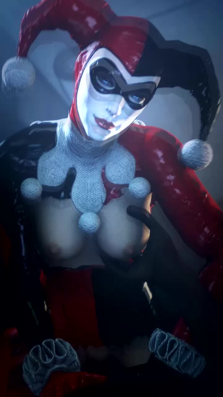 3D Animated Batman_(Series) DC_Comics Harley_Quinn Source_Filmmaker fatcat17 // 720x1280 // 2.8MB // webm