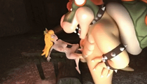 3D Animated Bowser Princess_Peach Super_Mario_Bros // 618x353 // 6.1MB // gif