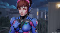 3D APHY3D Animated Blender D.Va Overwatch Sound // 1280x720, 60.9s // 5.7MB // mp4