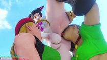 3D Animated Blender Cammy_White Juri_Han Laura_Matsuda Sound Street_Fighter // 1280x720, 50.2s // 24.3MB // webm