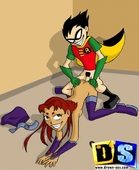 DC_Comics Drawn-Sex Robin Starfire Teen_Titans // 492x600 // 68.0KB // jpg