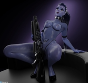 3D Blender Nemesis_3d Overwatch Widowmaker // 2048x1920 // 218.5KB // jpg