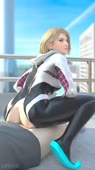 3D Animated Gwen_Stacy Marvel_Comics Spider-Gwen Spider-Man:_Into_the_Spider-Verse Spider-Man_(Series) lynya // 720x1280 // 10.1MB // webm