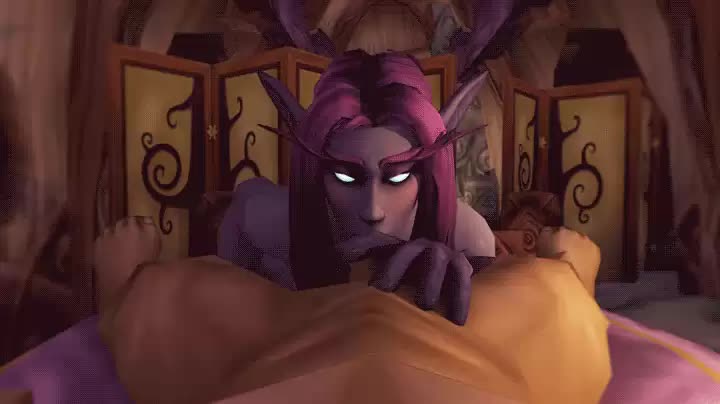 3D Animated Night_Elf World_of_Warcraft // 720x404 // 200.2KB // webm