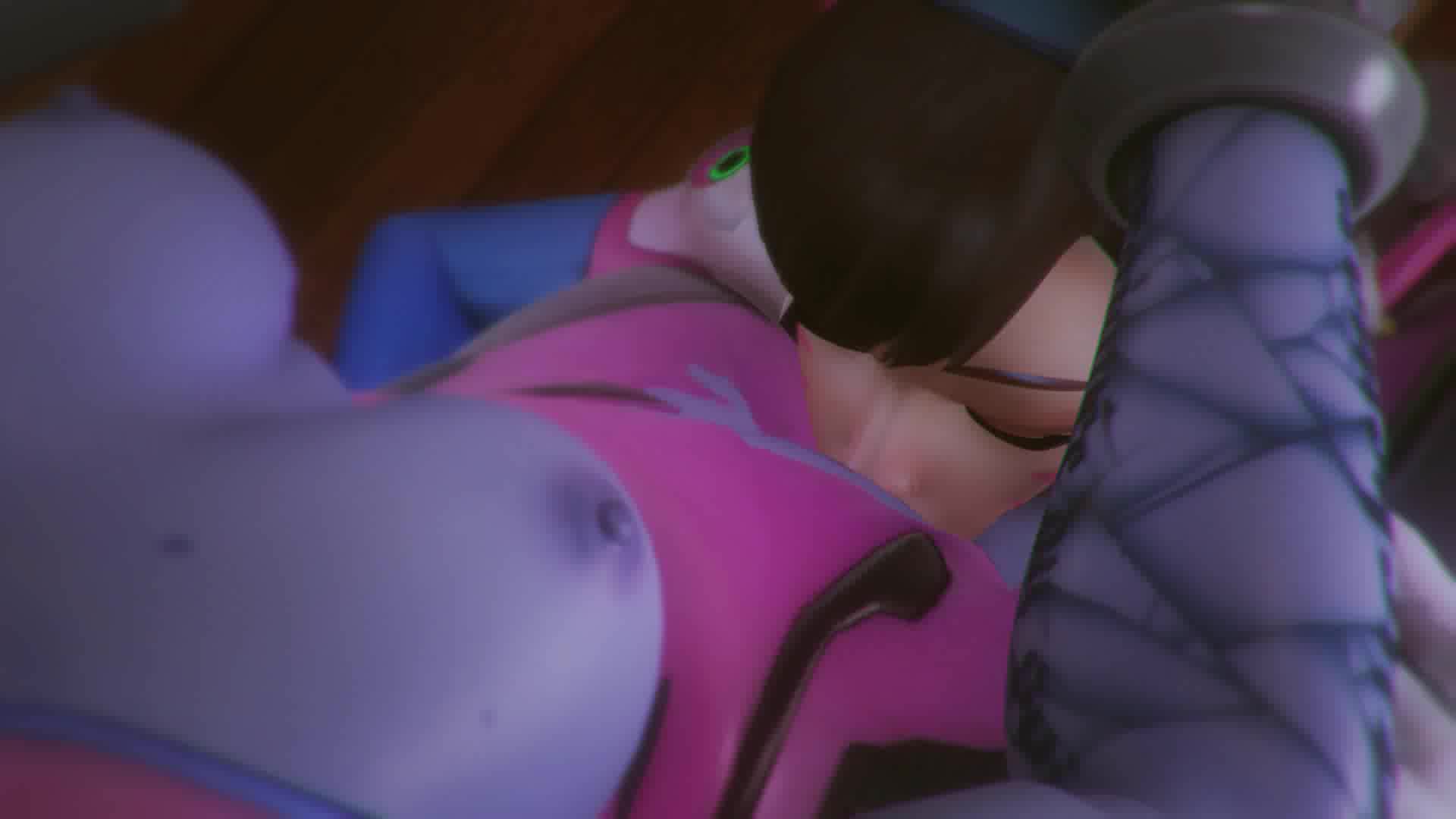 3D Animated D.Va Overwatch Source_Filmmaker Widowmaker kallenz // 1920x1080 // 1.6MB // webm