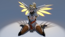 3D Blender Mercy Overwatch // 1920x1080 // 200.7KB // jpg