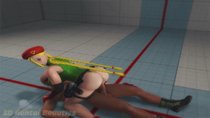 3D Animated Cammy_White Street_Fighter Street_Fighter_V // 1280x720 // 2.3MB // gif