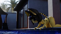 3D Animal_Crossing Animated Ankha Blender Sound marrubi // 1280x720, 72s // 9.9MB // mp4