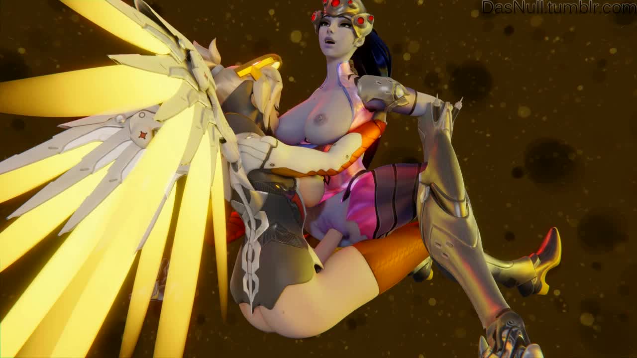 3D Animated DasNull Mercy Overwatch Widowmaker // 1280x720 // 600.3KB // webm