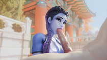 3D FraxXLR Overwatch Widowmaker // 2560x1440 // 2.6MB // png