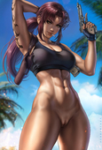 Black_Lagoon Revy dandonfuga // 3000x4444 // 836.4KB // jpg