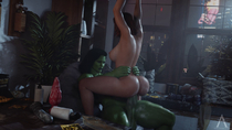 3D Amazonium3D Animated Black_Widow_(Natasha_Romanova) Blender Marvel_Comics She-Hulk_(Jennifer_Walters) Sound // 1280x720, 19s // 14.8MB // webm