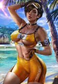 Logan_Cure Overwatch Summer Tracer nsfw // 1765x2552 // 508.5KB // jpg