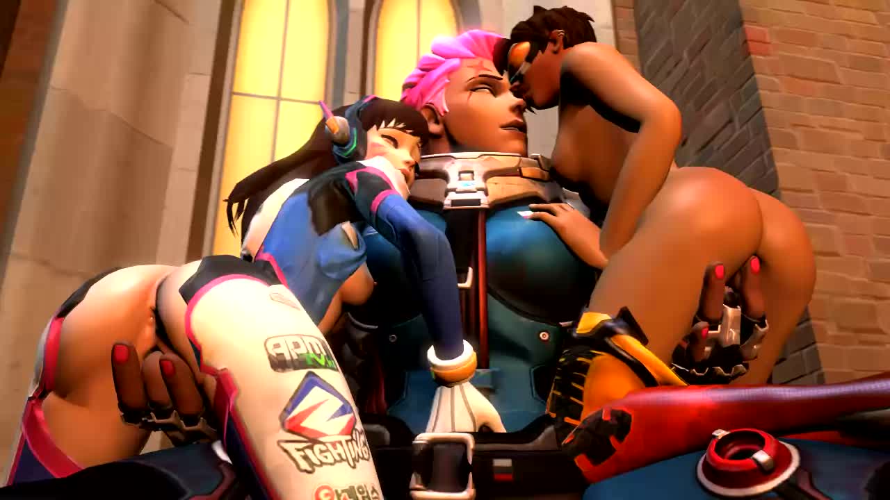 3D Animated D.Va Overwatch Source_Filmmaker Tracer Zarya mediocresfm // 1280x720 // 220.1KB // webm