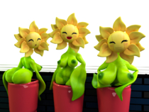 3D Blender Pokemon Sunflora_(Pokemon) mrunadulteratedfan // 1440x1080 // 1.4MB // png