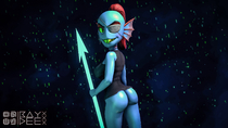 3D KayDeesxxx Source_Filmmaker Undertale Undyne // 1920x1080 // 872.7KB // jpg