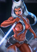 Ahsoka_Tano Star_Wars Togruta dandonfuga // 3508x4961 // 955.5KB // jpg