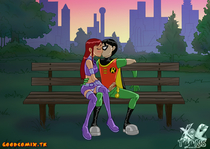 DC_Comics Robin Starfire Teen_Titans XL-TOONS.COM // 1000x710 // 300.0KB // jpg