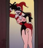 Batman_(Series) DC_Comics Harley_Quinn Jester // 1351x1500 // 704.3KB // png