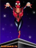 Drawn-Sex Marvel Mayday_Parker Peter_Parker Spider-Girl Spider-Man Spider-Woman // 550x728 // 170.4KB // jpg