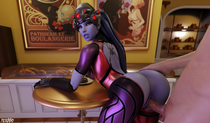 3D Blender Overwatch Widowmaker Yexsso // 2560x1500 // 2.9MB // png