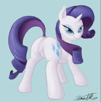 Animated My_Little_Pony_Friendship_Is_Magic Rarity Xanthor // 508x512 // 2.5MB // gif