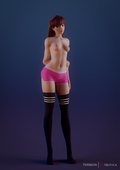 3D D.Va Overwatch VG_Erotica // 1302x1842 // 384.8KB // jpg