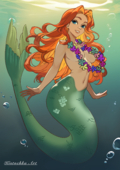 Disney_(series) Kistochka Princess_Ariel The_Little_Mermaid_(film) // 2480x3508 // 6.6MB // png